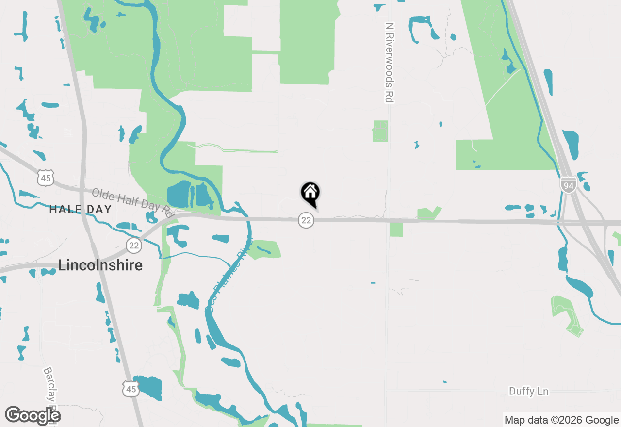 Map of 8 Half Day Road, Lincolnshire, IL 60069