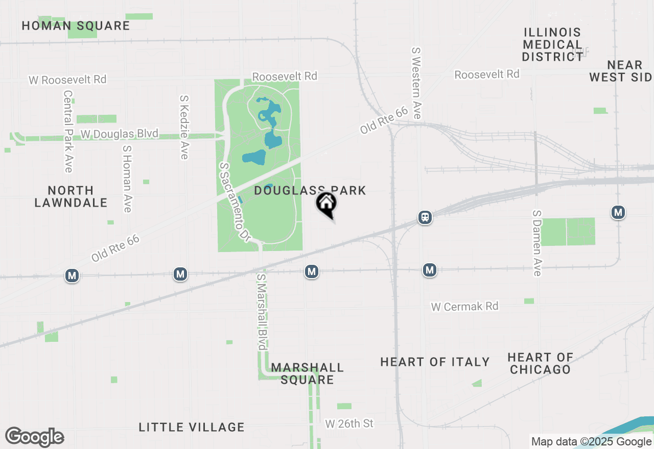 Map of 2711 W 18th Street, Chicago, IL 60608