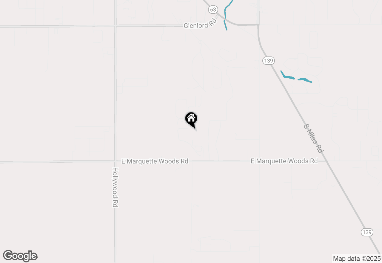 Map of 4687 &4689 Luther Path, St. Joseph, MI 49085