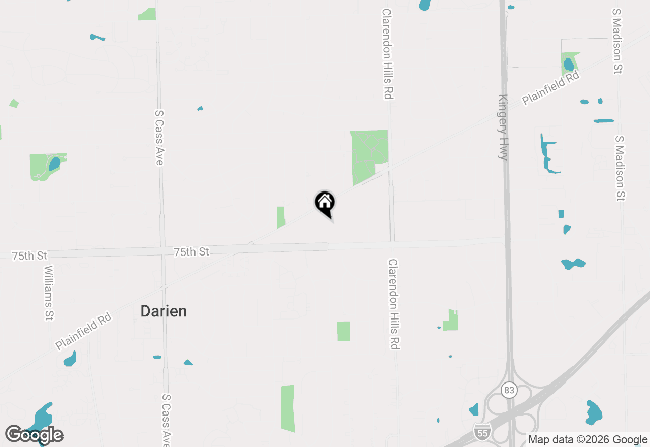 Map of 7413 Brookdale Drive #207, Darien, IL 60561