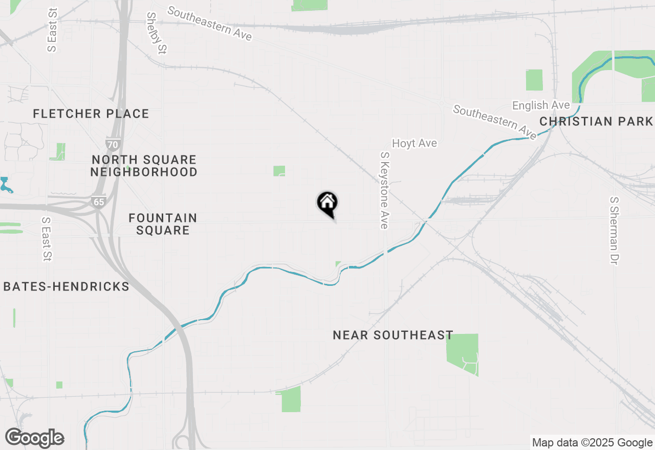 Map of 2029 Prospect Street, Indianapolis, IN 46203