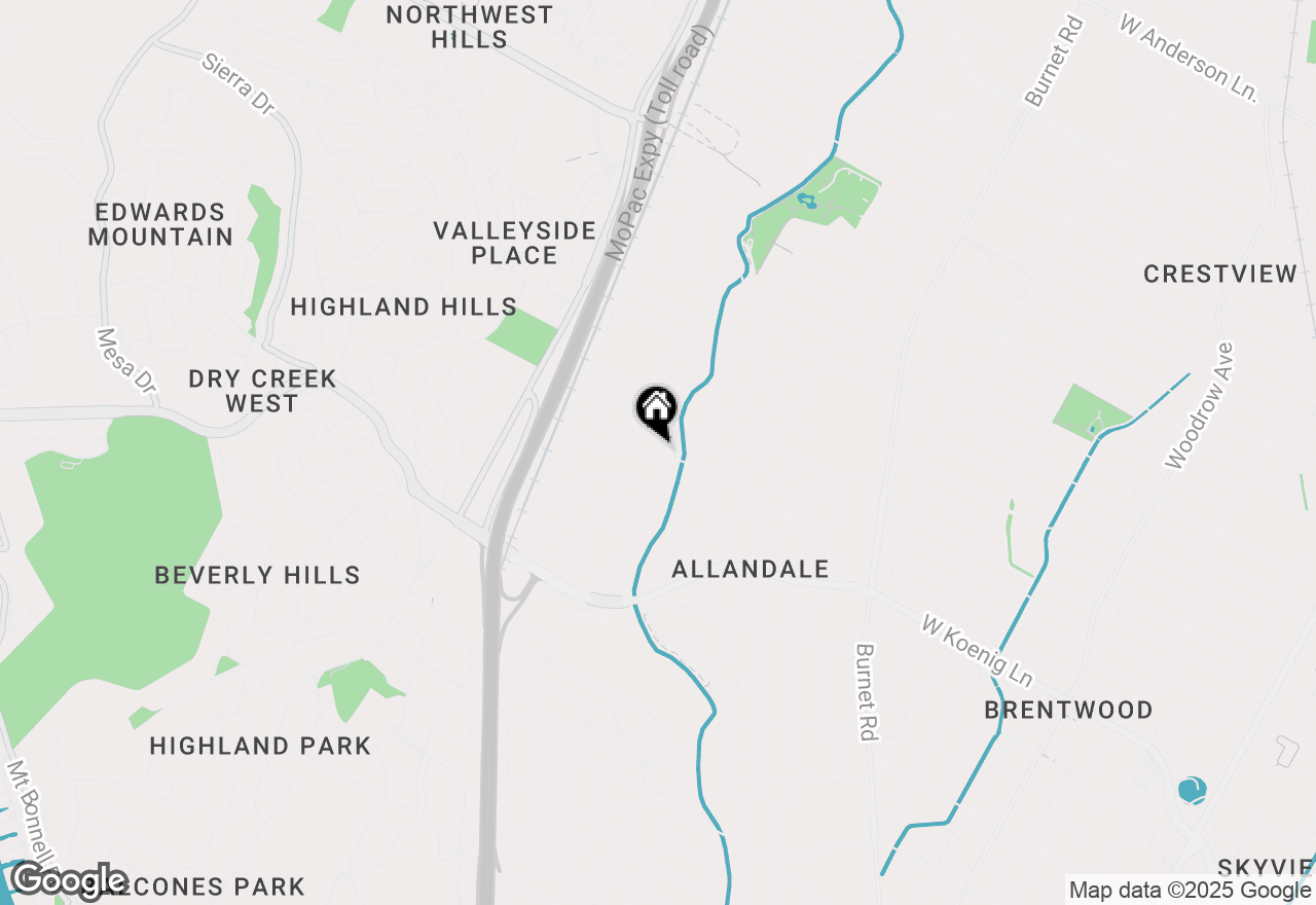 Map of 2900 White Rock Dr #1A, Austin, TX 78757