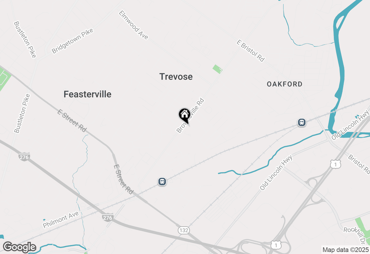 Map of 3633 Brownsville, Feasterville Trevose, PA 19053