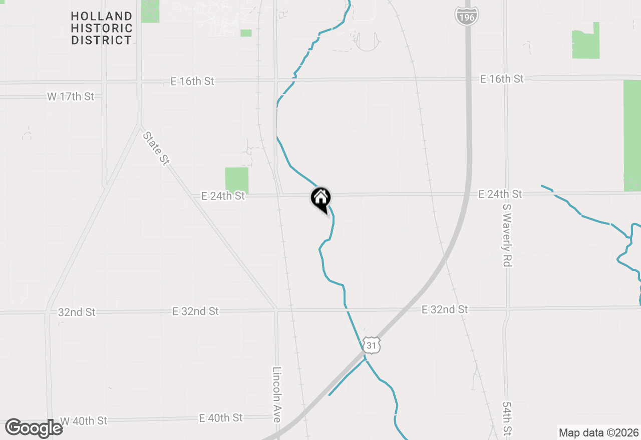 Map of 625 Maple Creek Drive, Holland, MI 49423