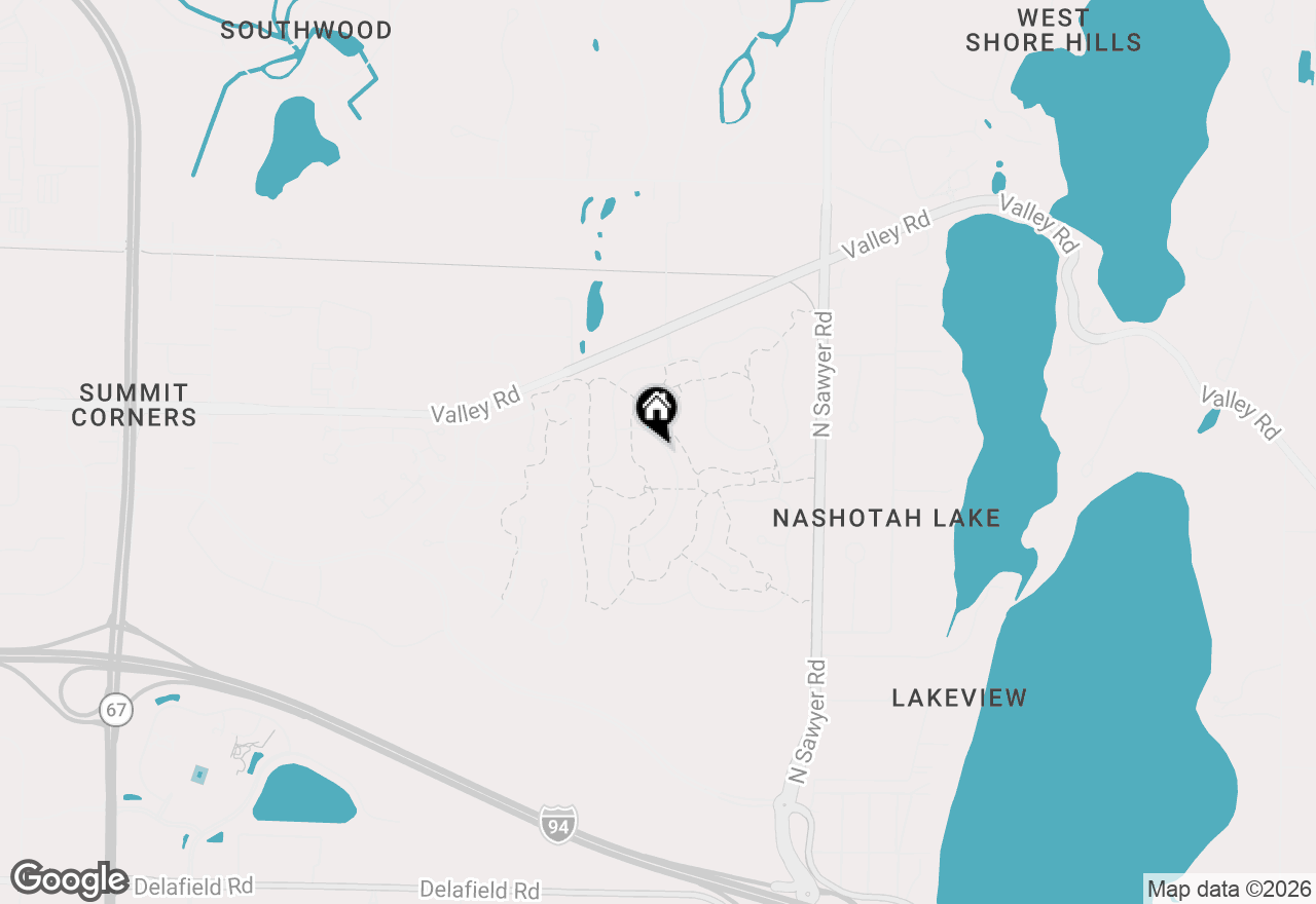Map of 3049 Mendota Dr, Summit, WI 53066