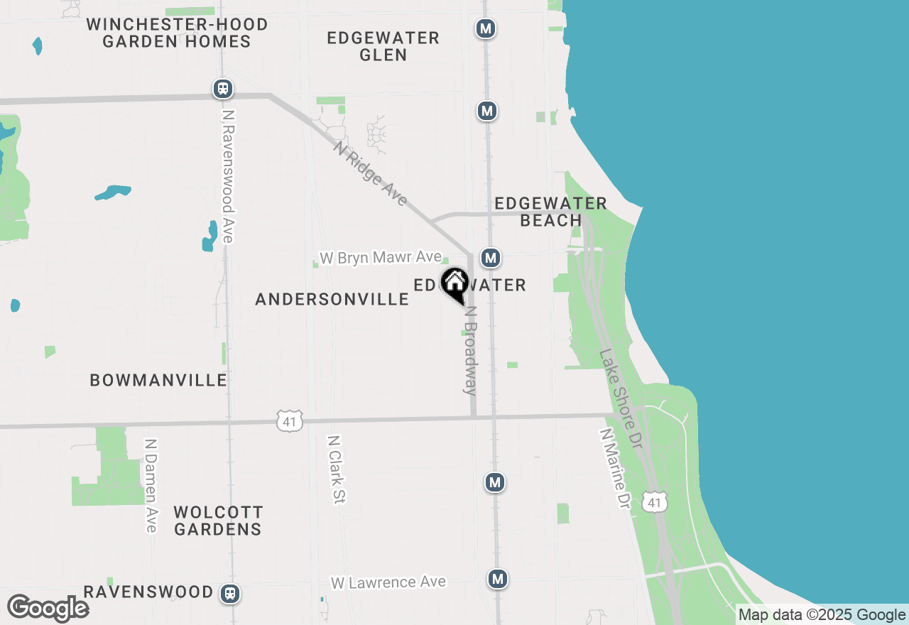 Map of 5435 N Magnolia Avenue, Chicago, IL 60640