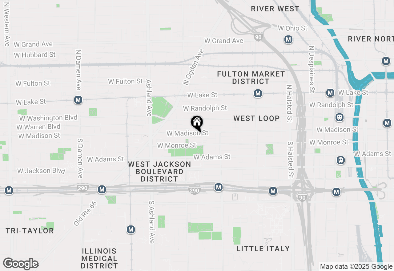 Map of 1301 W Madison Street #506, Chicago, IL 60607