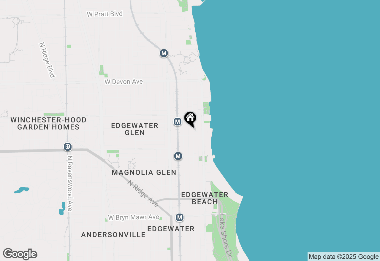Map of 6110 N Kenmore Avenue #509, Chicago, IL 60660