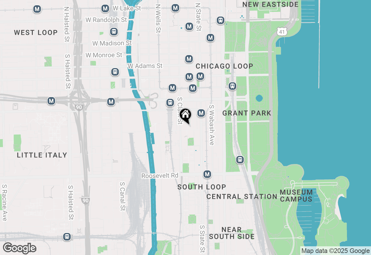 Map of 780 S Federal Street #1108, Chicago, IL 60605