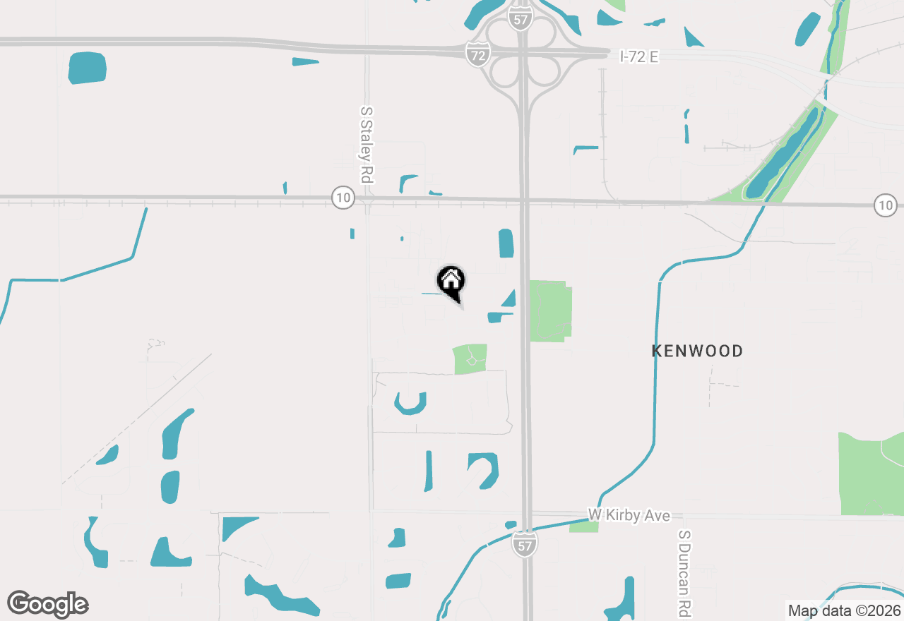 Map of 3818 Thornhill Circle #3818, Champaign, IL 61822
