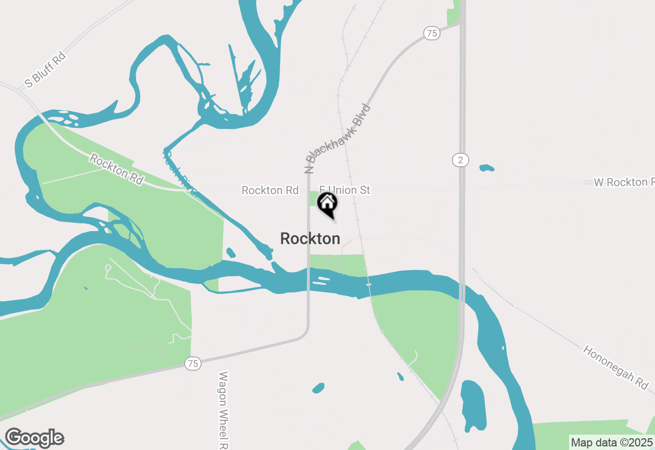 Map of 121 Green Street, Rockton, IL 61072