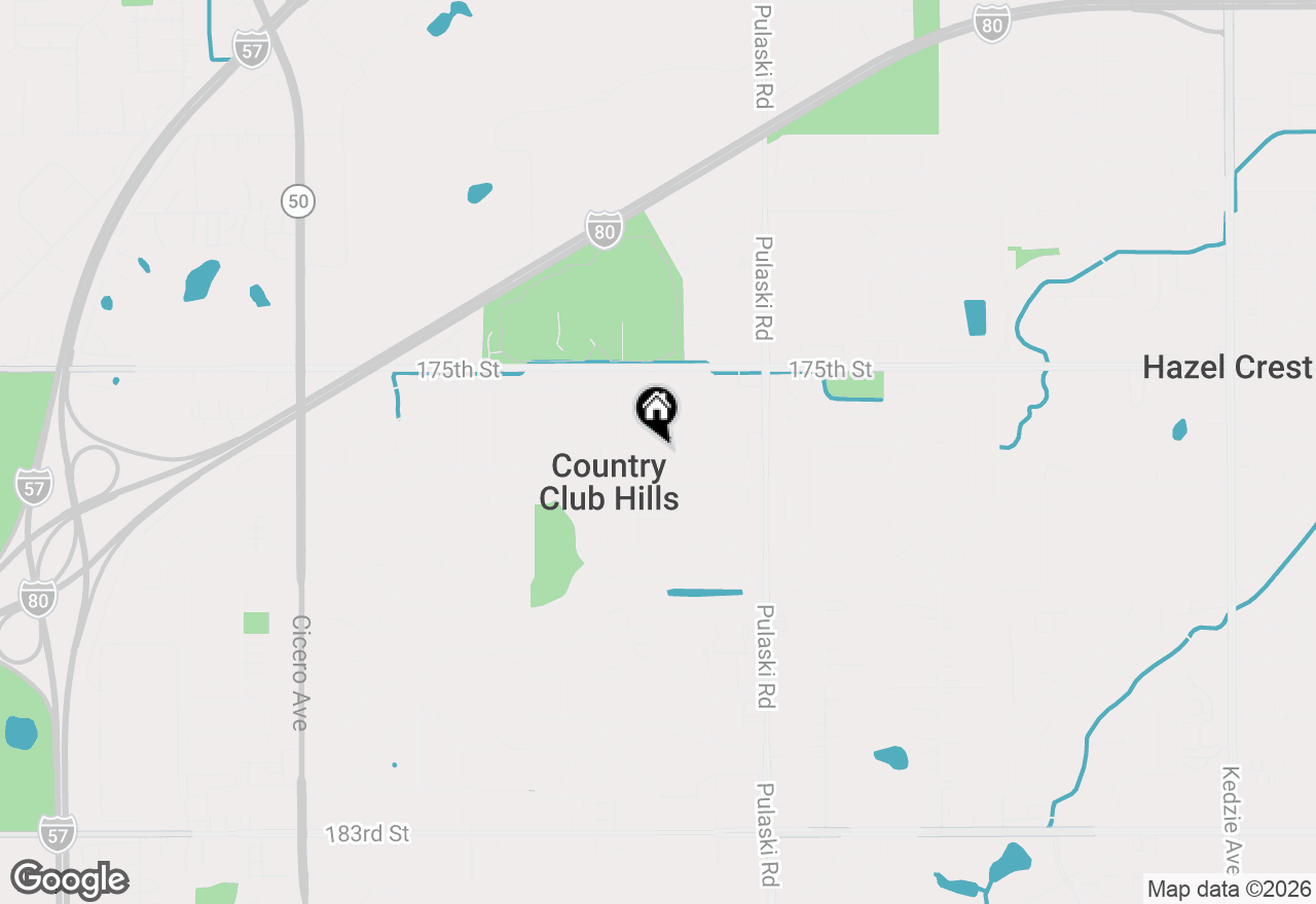 Map of (Address confidential), Country Club Hills, Illinois 60478