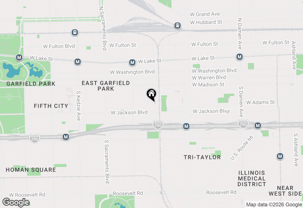 Map of 2638 W Adams Street #1, Chicago, IL 60612