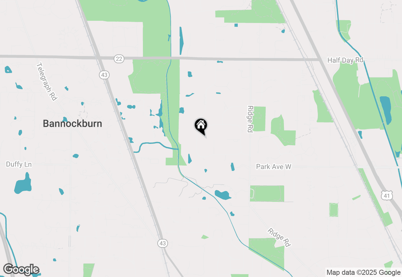 Map of 2143 Tennyson Lane, Highland Park, IL 60035