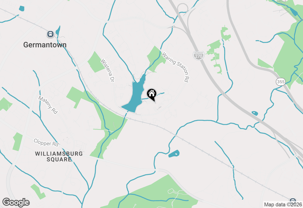 Map of 12212 Eagles Nest Court #B, Germantown, MD 20874