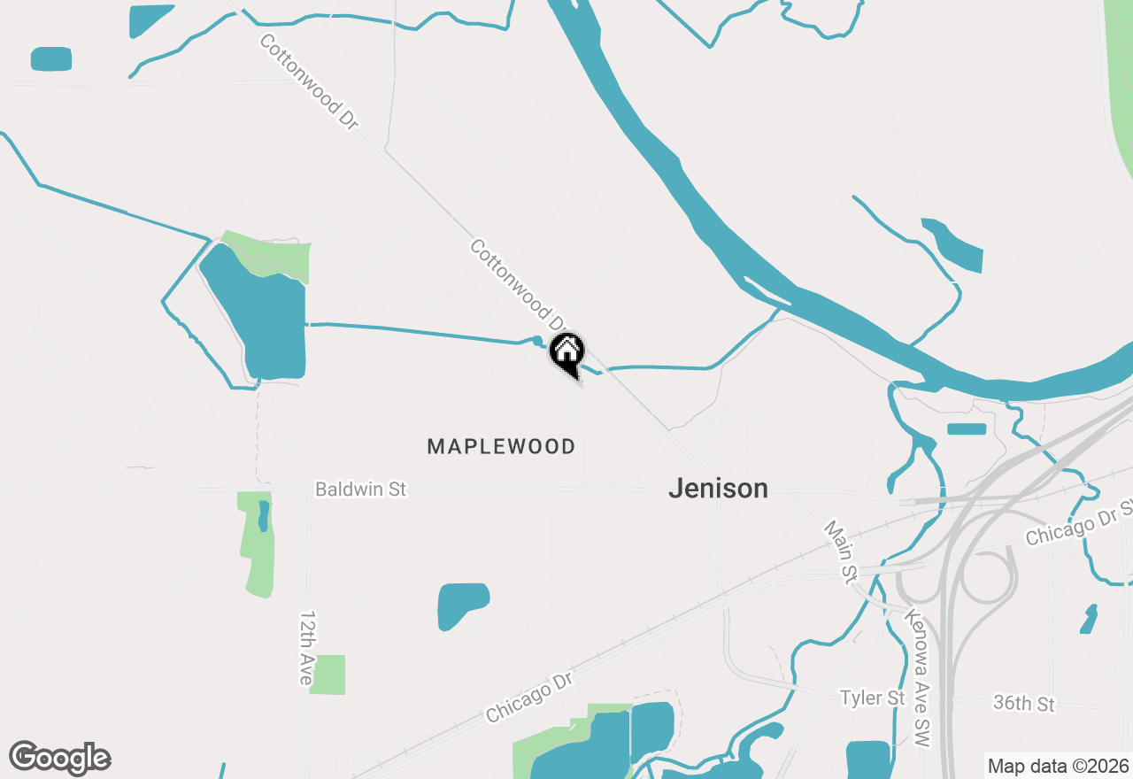 Map of 7805 Coachman Lane #61, Jenison, MI 49428