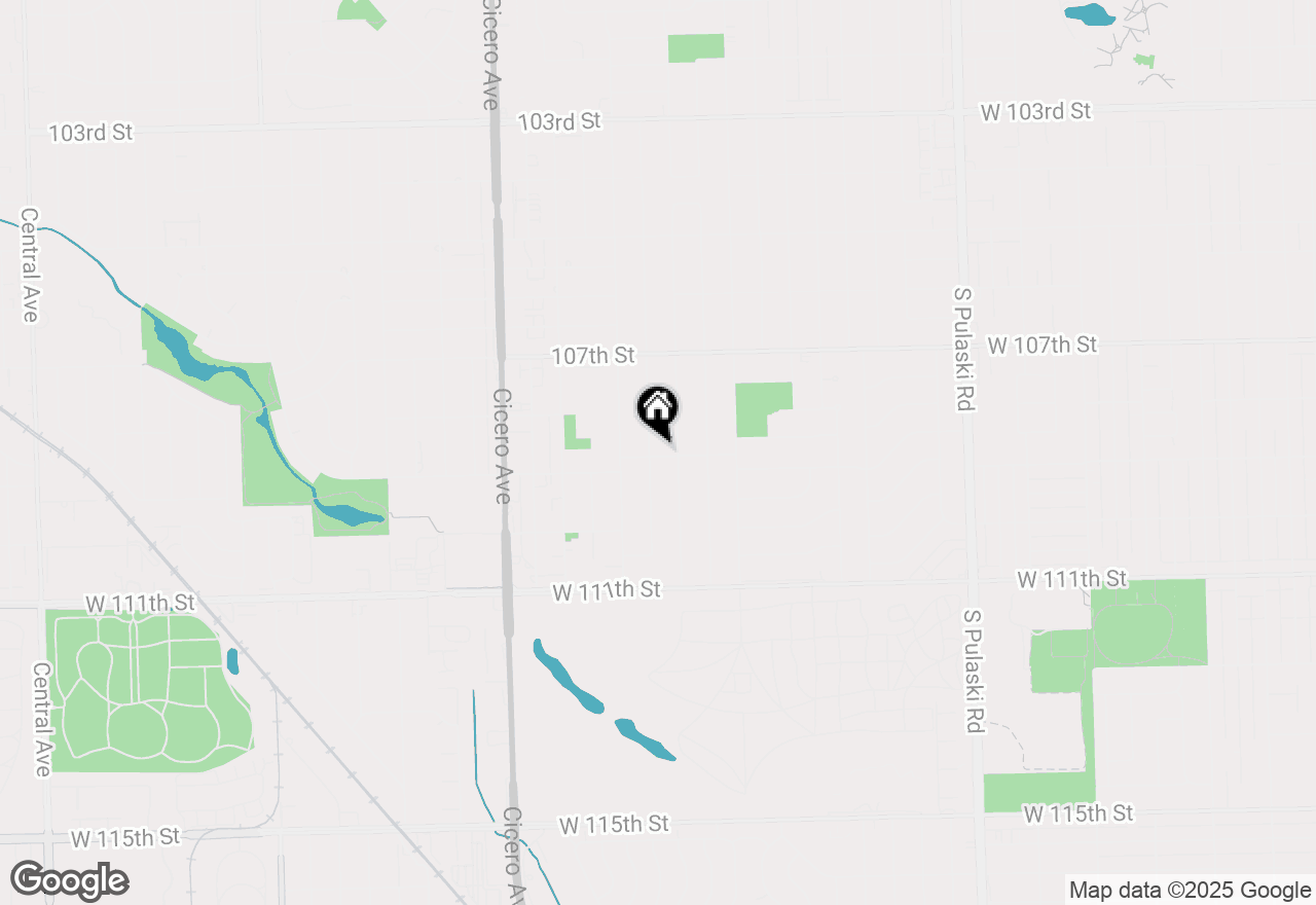 Map of 10829 S Kolmar Avenue, Oak Lawn, IL 60453