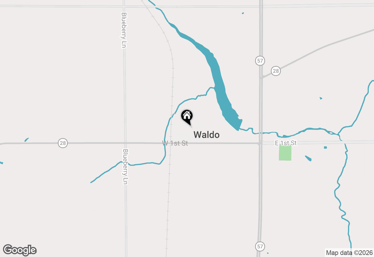Map of 717 W 3rd St, Waldo, WI 53093