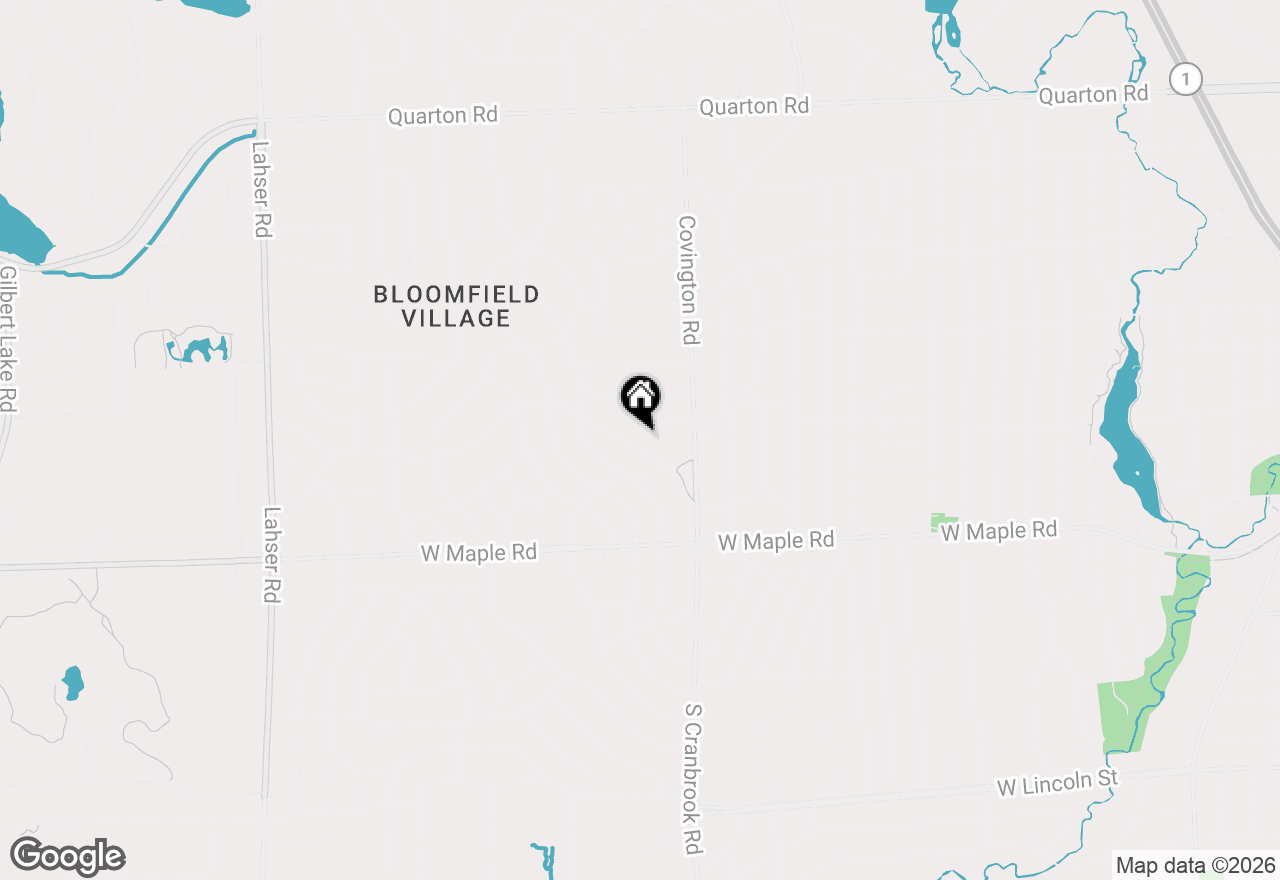 Map of 2684 Bradway Boulevard, Bloomfield Hills, MI 48301