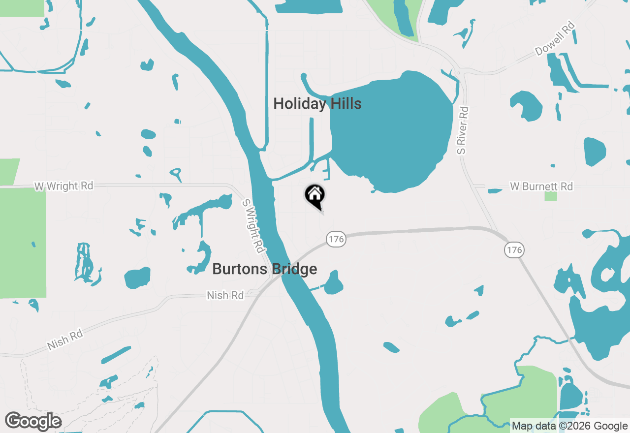 Map of 3203 S Bergman Drive, Holiday Hills, IL 60051