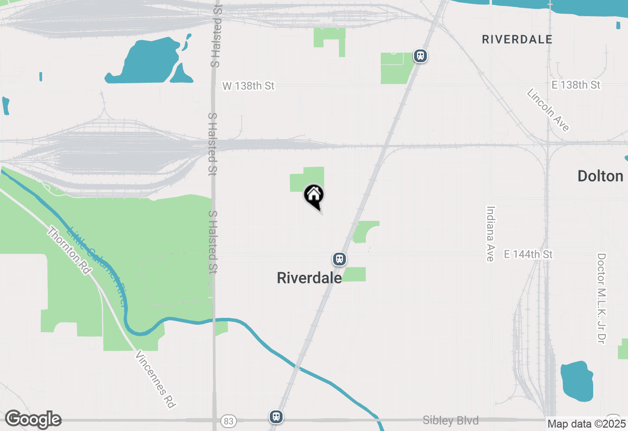 Map of 14223 S Eggleston Avenue, Riverdale, IL 60827