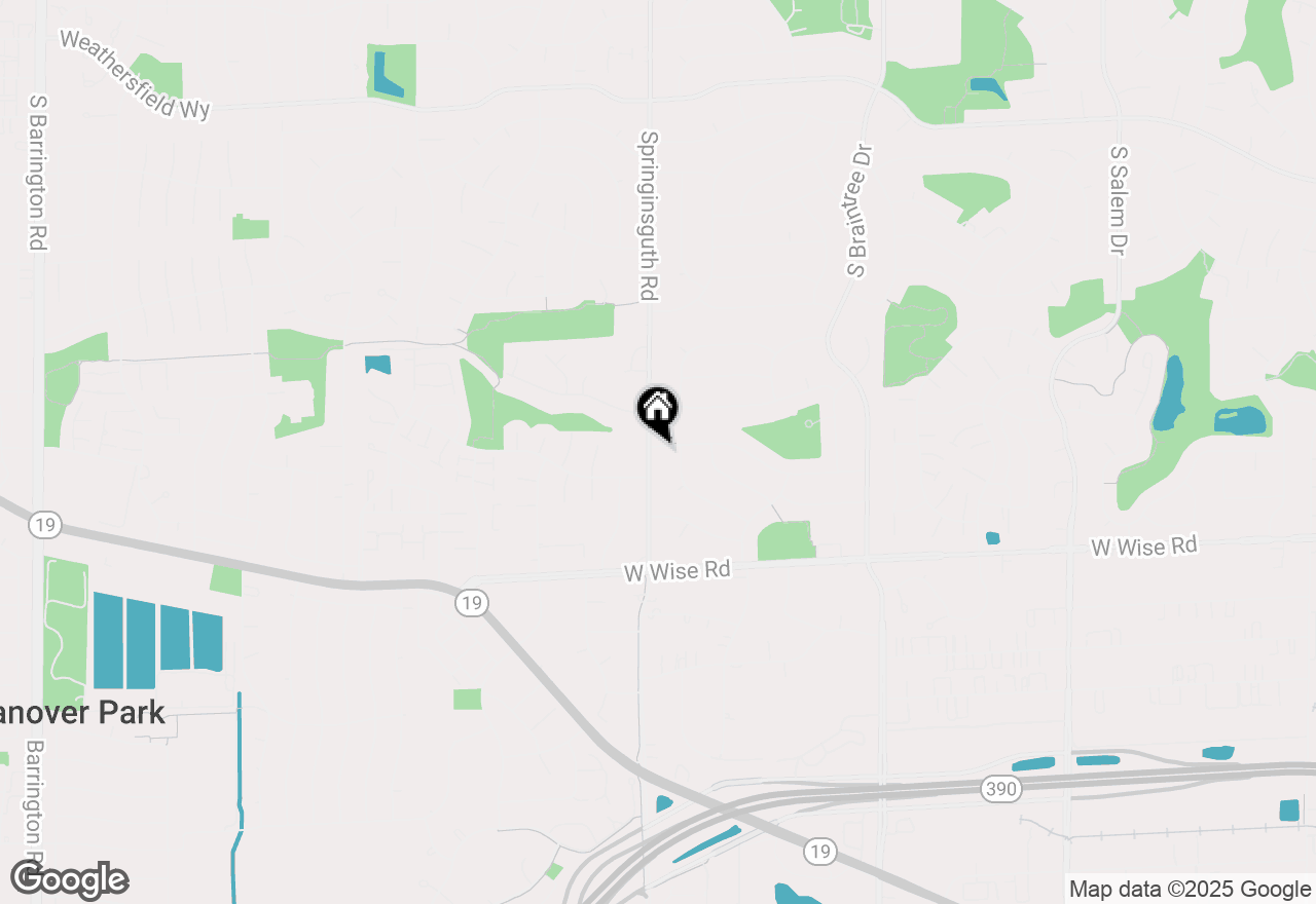 Map of 1533 Hartmann Drive, Schaumburg, IL 60193