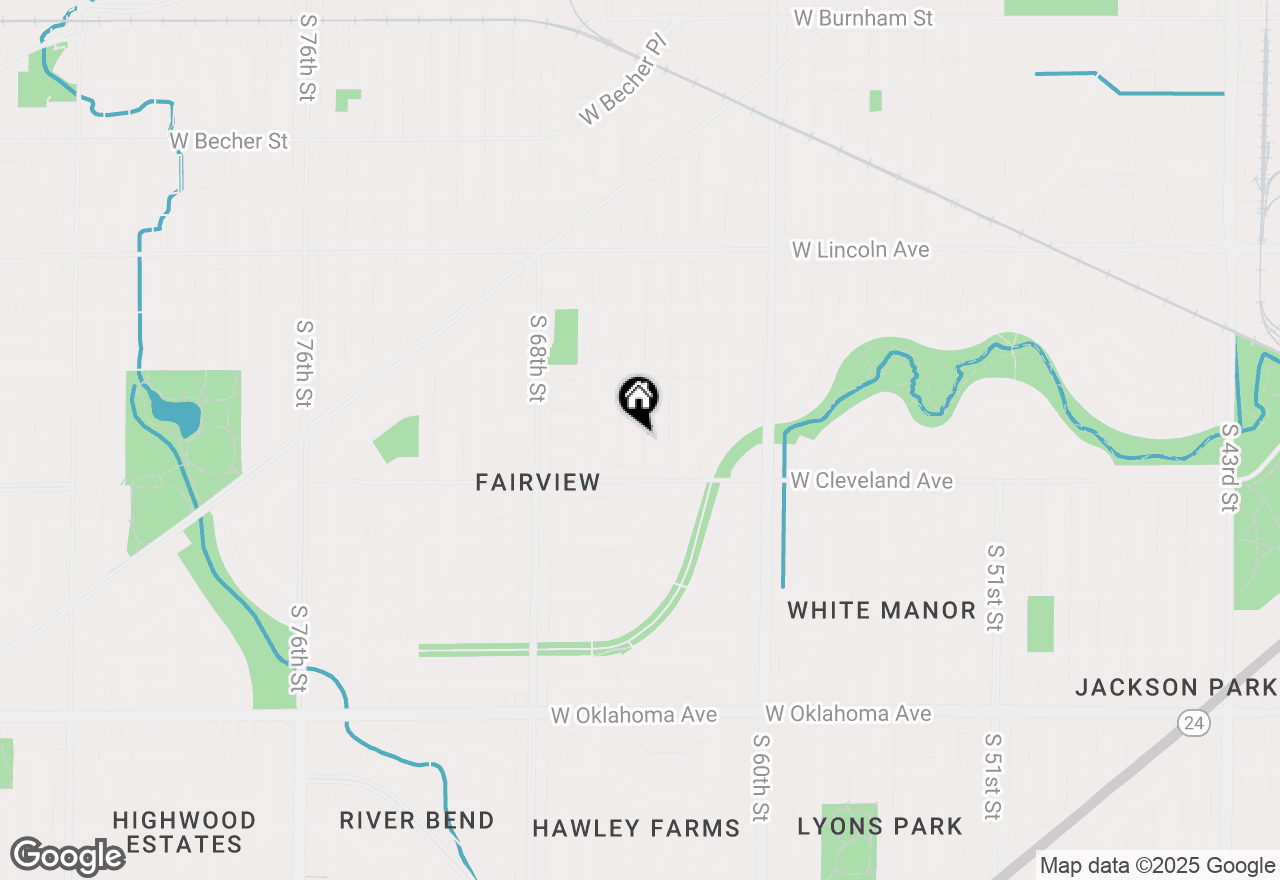 Map of 2622 S 65th St, Milwaukee, WI 53219