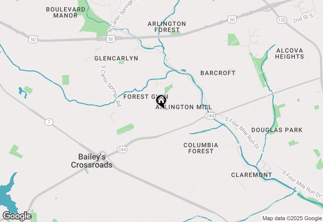 Map of 806 Greenbrier Street S, Arlington, VA 22204