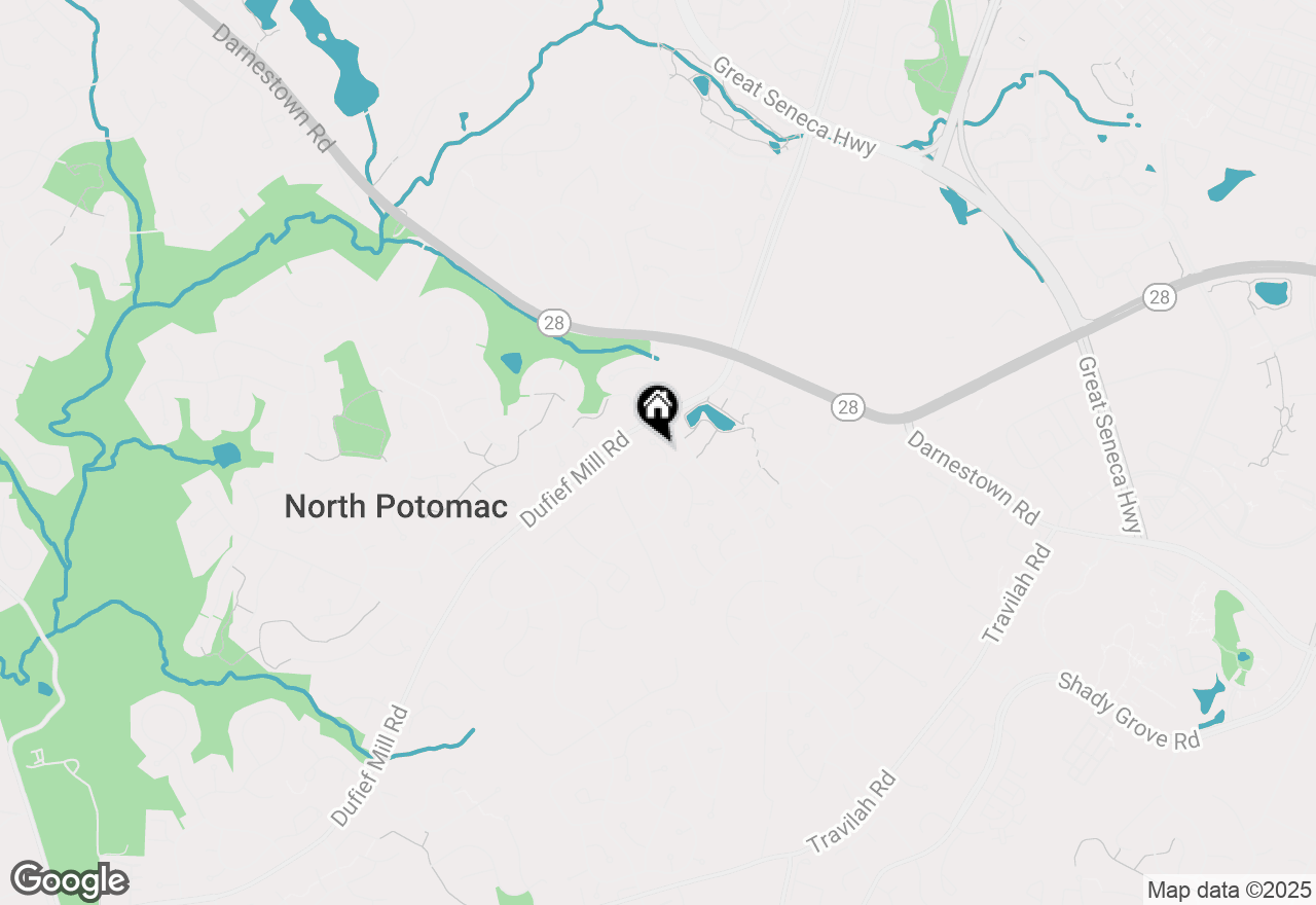 Map of 8 Botany Court, North Potomac, MD 20878