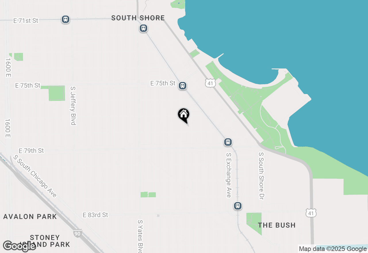Map of 7743 S Saginaw Avenue #1, Chicago, IL 60649