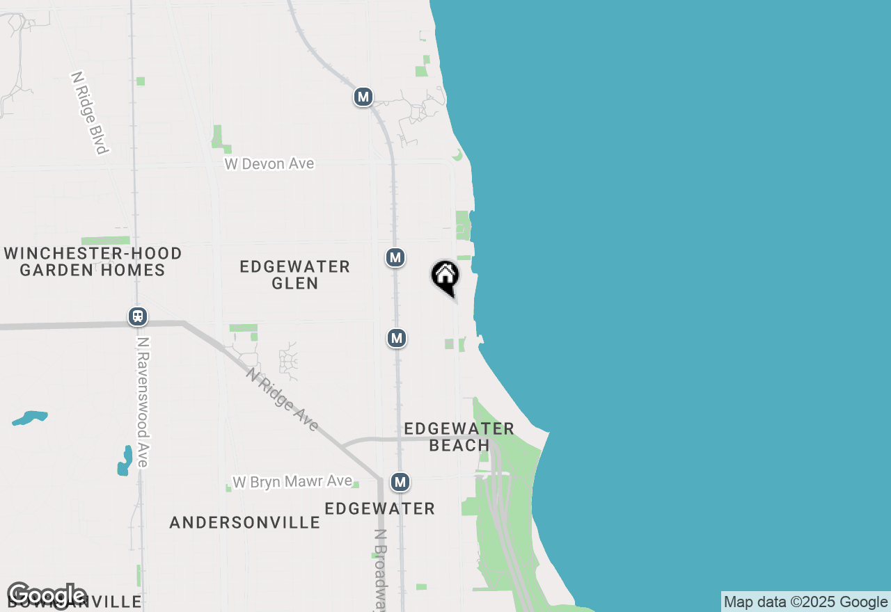 Map of 6030 N Sheridan Road #411, Chicago, IL 60660