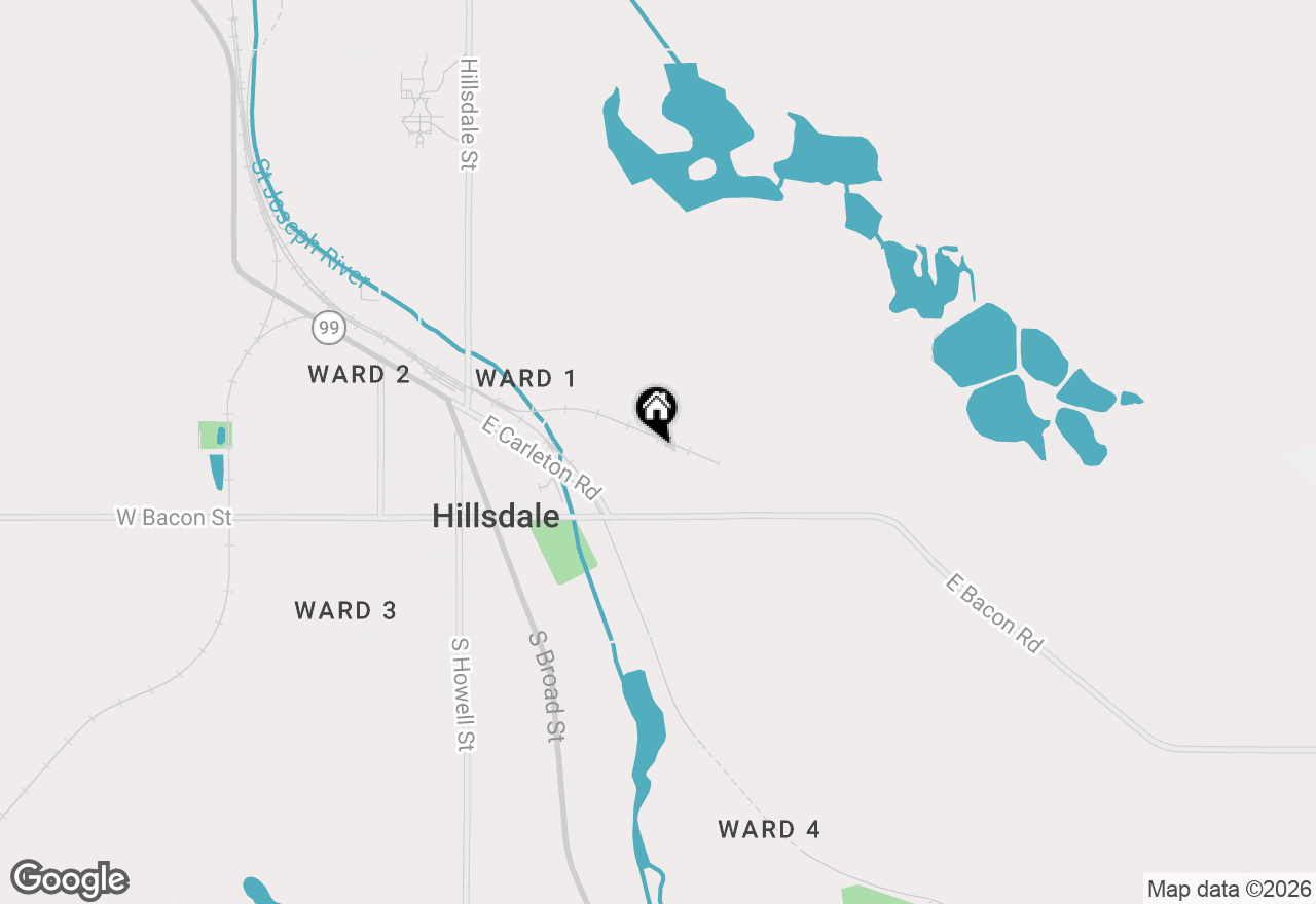 Map of 30 & 40 Logan Street, Hillsdale, MI 49242