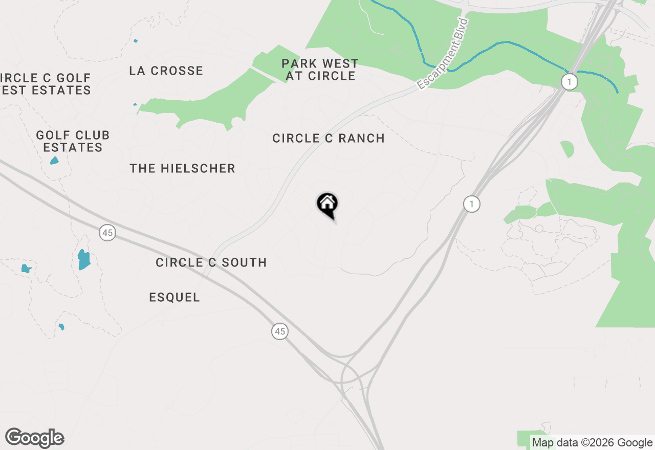 Map of 10400 Orourk Ln, Austin, TX 78739
