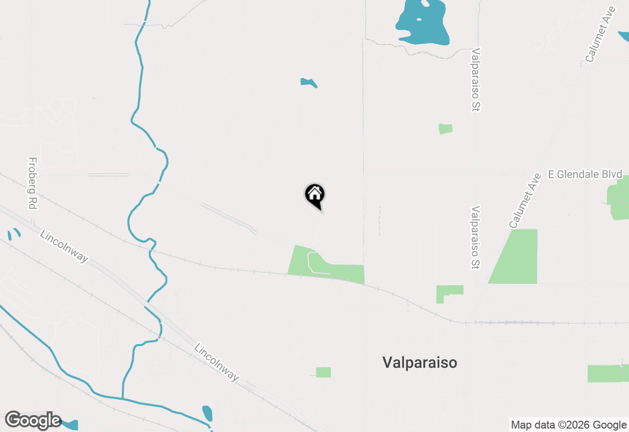 Map of 1308 Del Vista Drive, Valparaiso, IN 46385