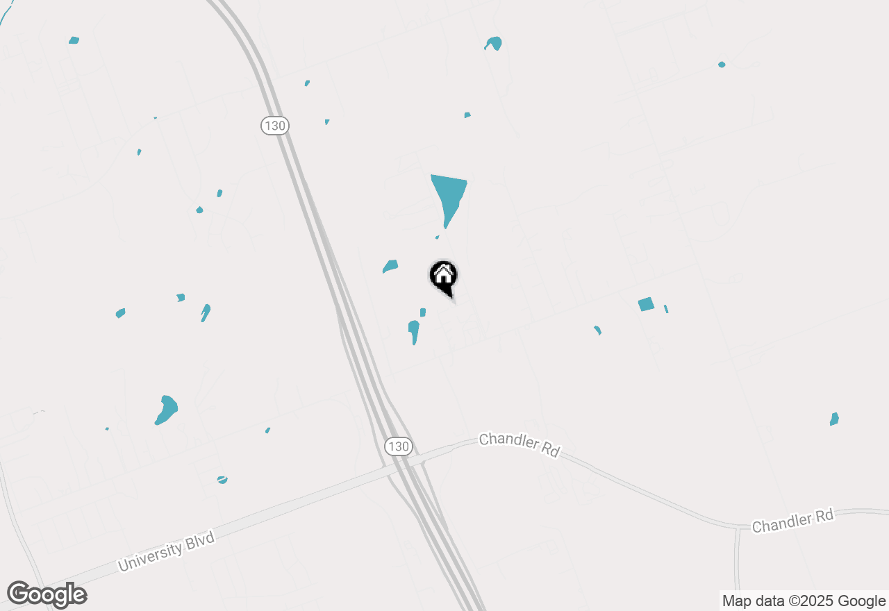 Map of 1629 County Road 107 Rd, Hutto, TX 78634