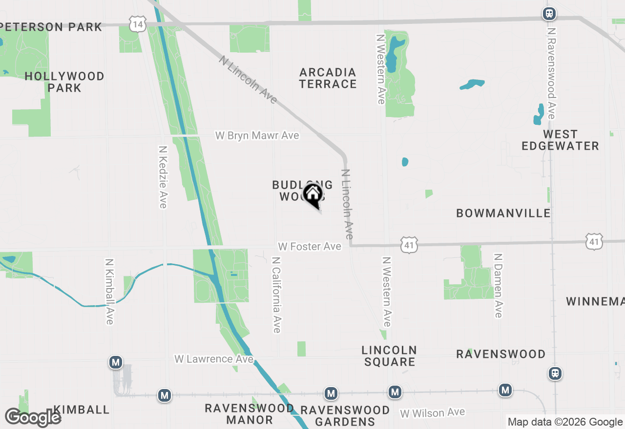 Map of 2636 W Berwyn Avenue #2E, Chicago, IL 60625