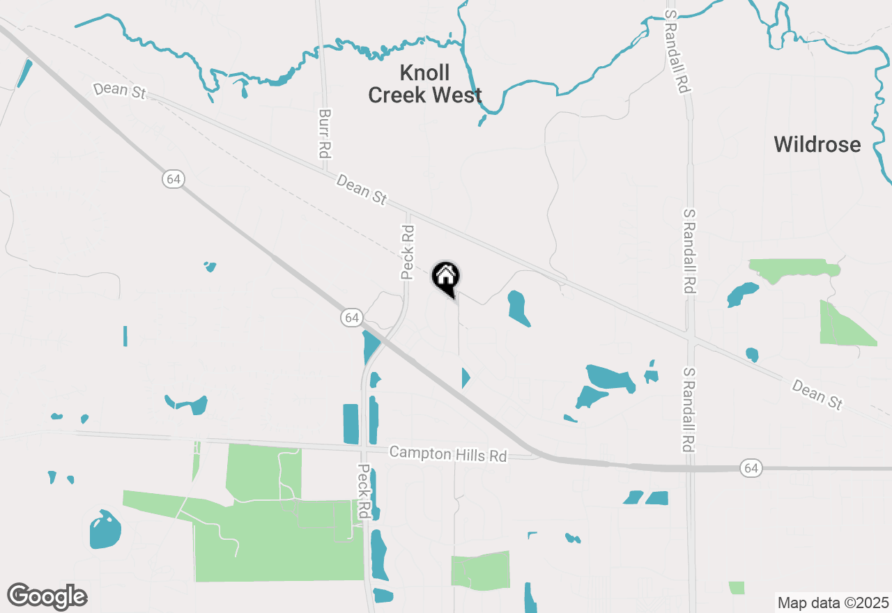 Map of 290 Remington Drive, St. Charles, IL 60175