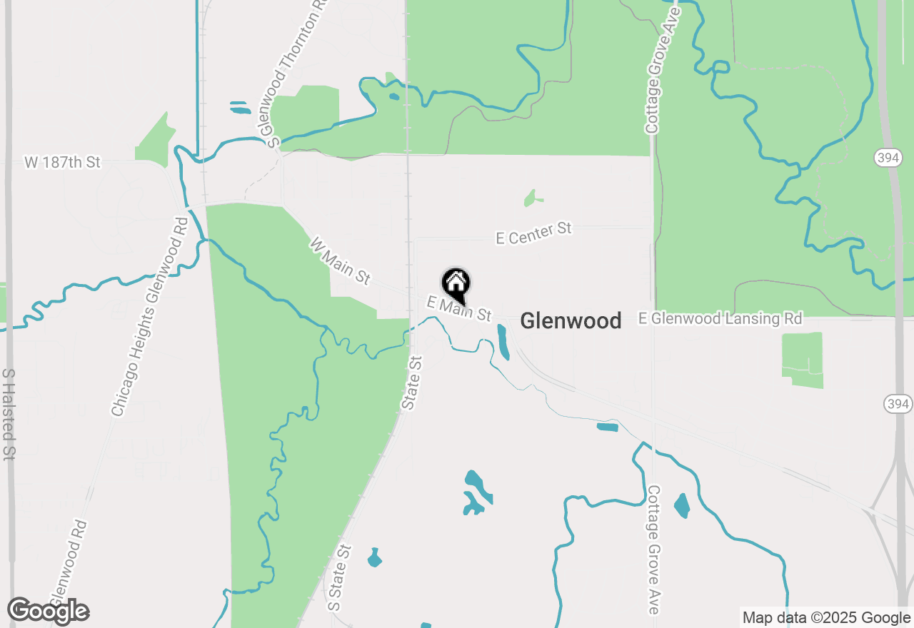 Map of 110 E Main Street, Glenwood, IL 60425