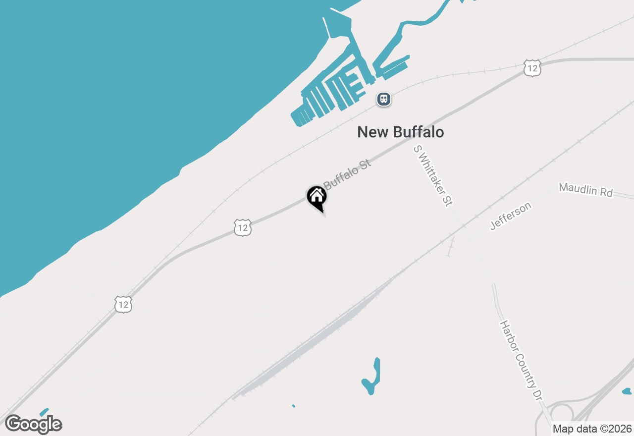 Map of 819 W Michigan Street, New Buffalo, MI 49117