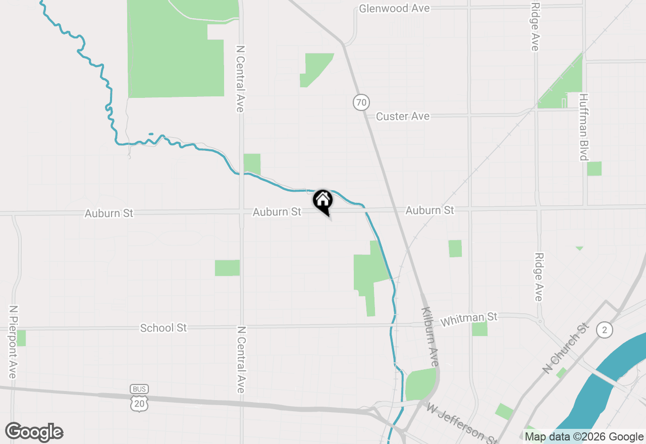 Map of 1203 Taylor Street, Rockford, IL 61101