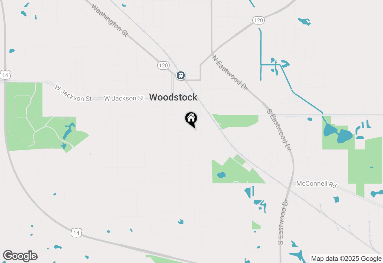 Map of 199 Lawrence Avenue, Woodstock, IL 60098