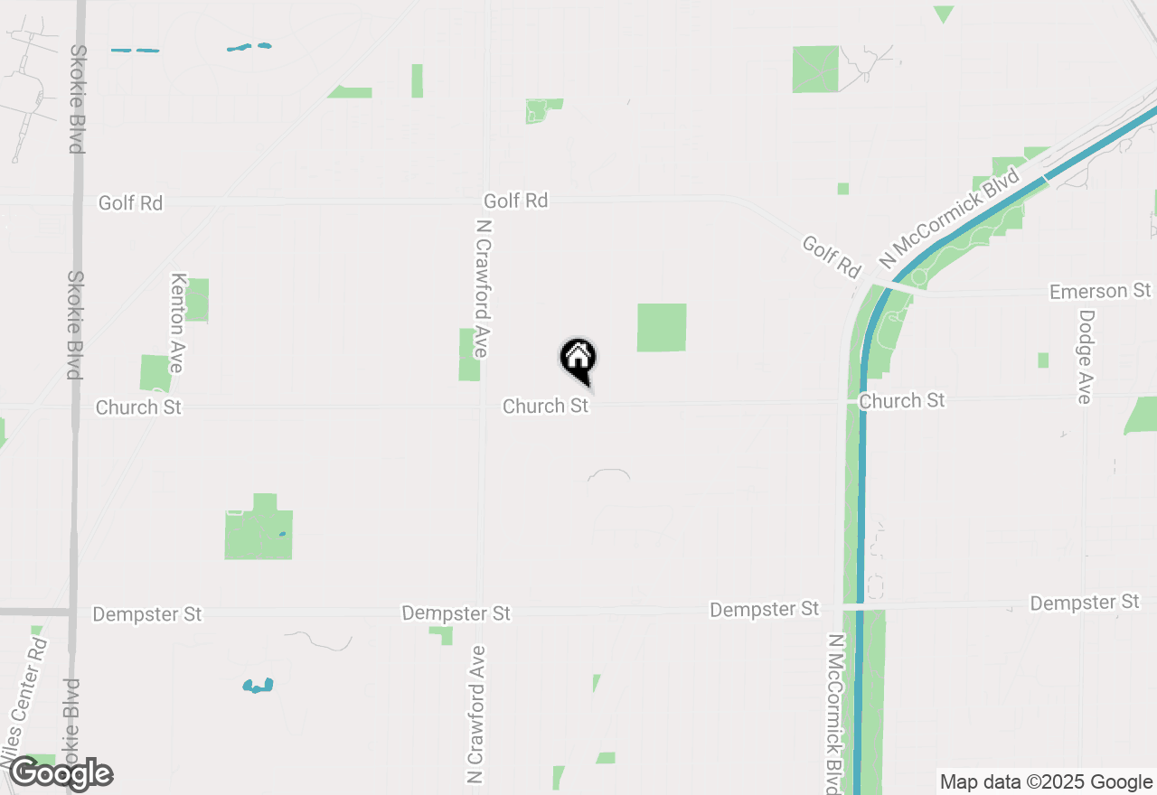 Map of 9200 Hamlin Avenue, Evanston, IL 60203