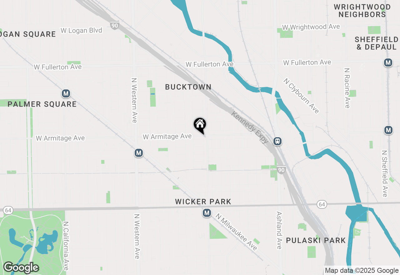 Map of 2023 W Armitage Avenue, Chicago, IL 60647