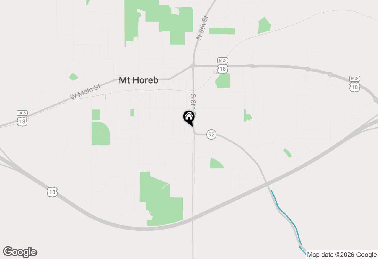 Map of 115 Ridge Drive, Mount Horeb, WI 53572