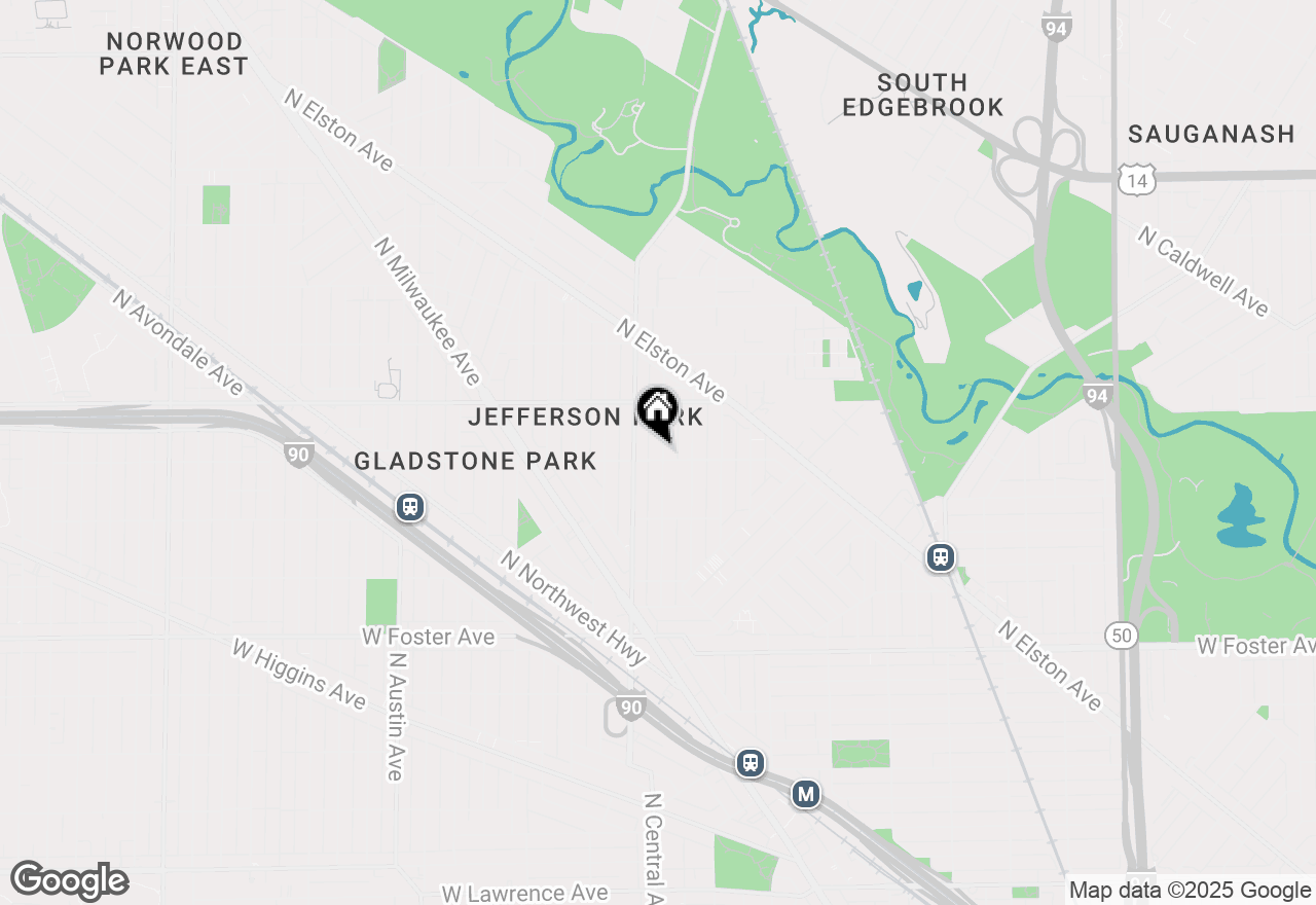 Map of 5504 N Luna Avenue #1, Chicago, IL 60630