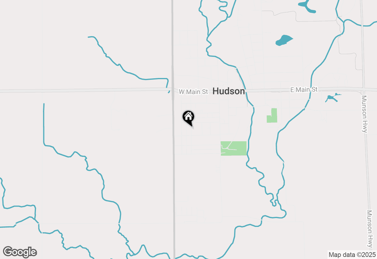 Map of 414 Grove Street, Hudson, MI 49247
