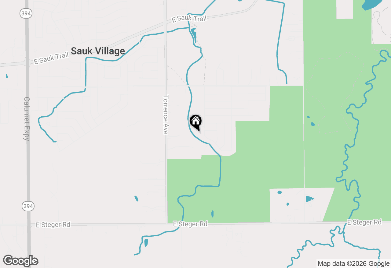Map of 22618 Plum Creek Drive, Sauk Village, IL 60411