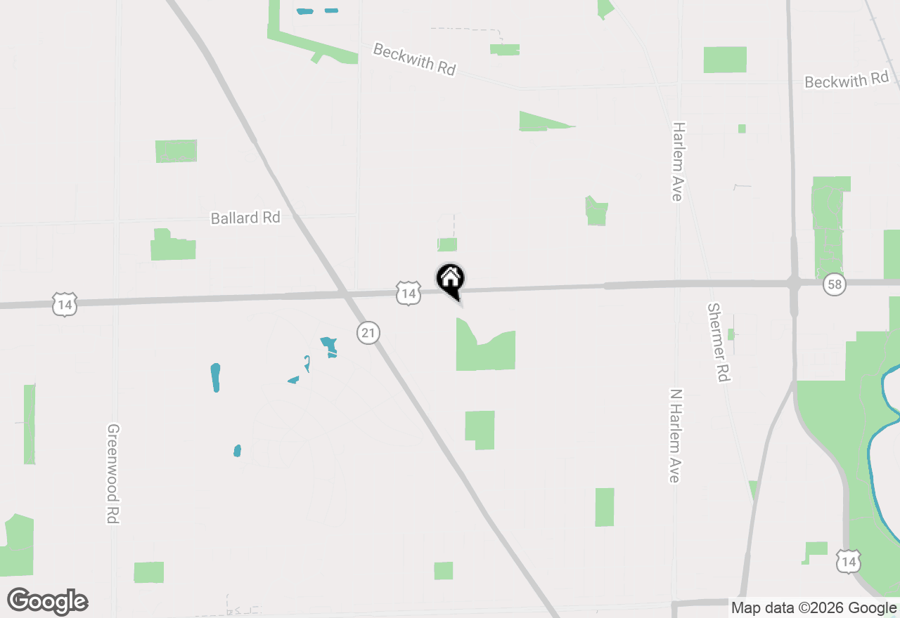 Map of 8736 N Ozark Avenue, Niles, IL 60714