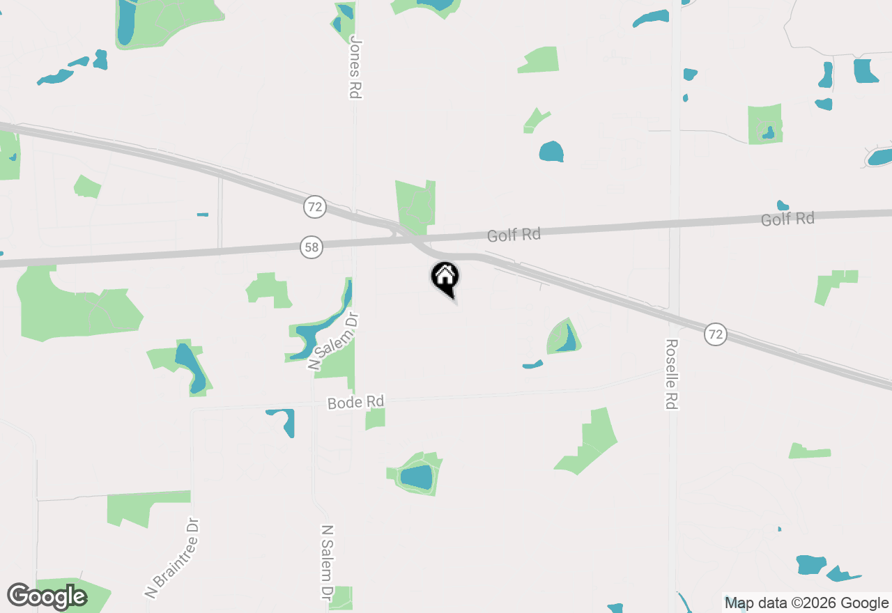 Map of 580 Mesa Drive #201, Hoffman Estates, IL 60169