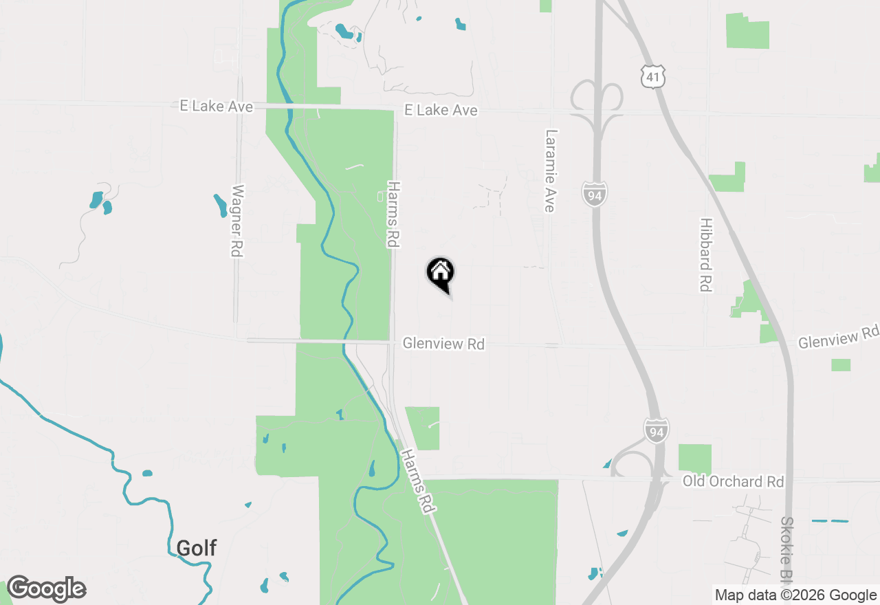 Map of 337 Hager Lane, Glenview, IL 60025